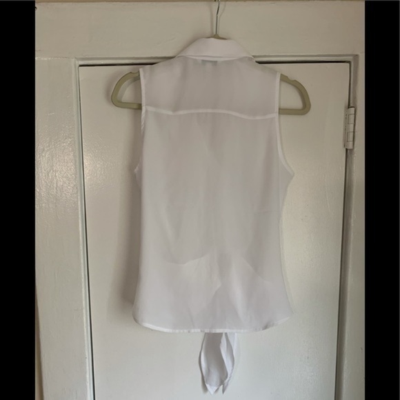Express White tie up Top Small - Picture 7 of 7